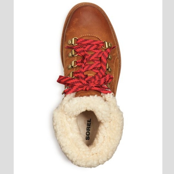 Sorel Ainsley Round Toe Leather Hiking Boots - Picture 4 of 4